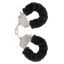 FURRY FUN CUFFS BLACK PLUSH
