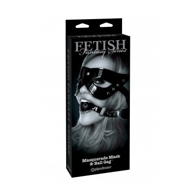 FFLE MASQUERADE MASK & BALL GAG