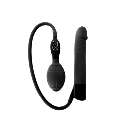 INFLATABLE VIBRATOR – BLACK