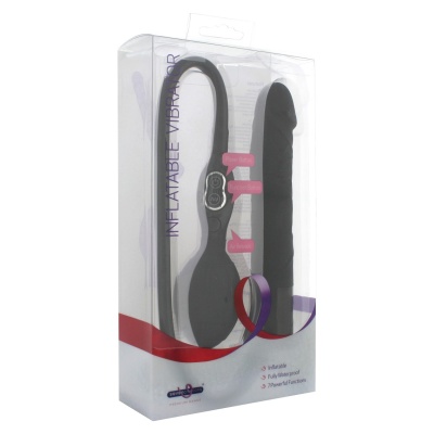 INFLATABLE VIBRATOR – BLACK