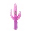 DUAL PLEASURE SLIMLINE RABBIT PINK