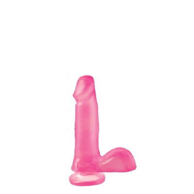 BASIX 6" DONG WITH SUCTION CUP PINK BASIX 6" DONG WITH SUCTION CUP PINK