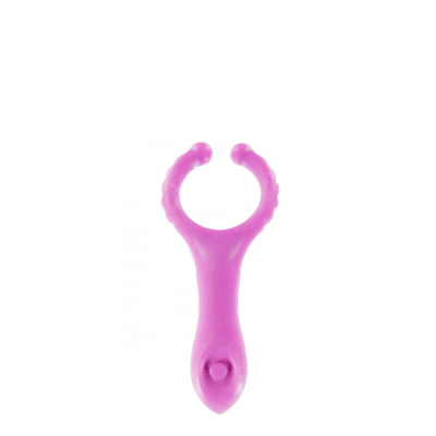 VIBRATING CLIT-STIM C-RING PURPLE
