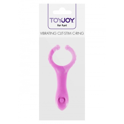 VIBRATING CLIT-STIM C-RING PURPLE