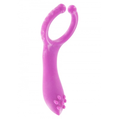 VIBRATING CLIT-STIM C-RING PURPLE