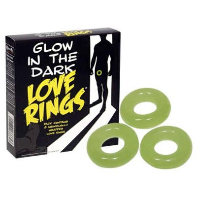 GLOW IN THE DARK LOVE RINGS