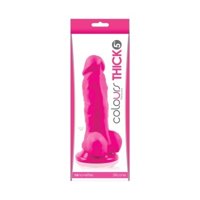 COLOURS PLEASURES - THICK 5" DILDO PINK