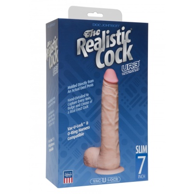 THE REALISTIC COCK 7'' SLIM FLESH