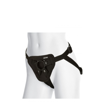 VAC U LOCK PE LUXE HARNESS BLACK