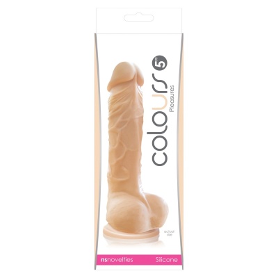 COLOURS PLEASURES - 5" DILDO - W