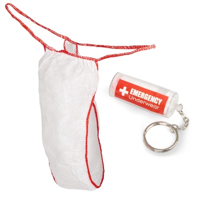 KEYCHAIN EMERGENCY UNDERPANTS