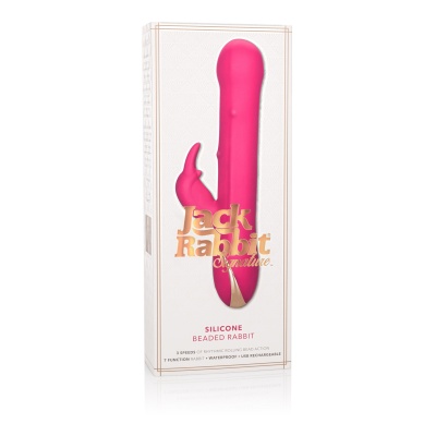 BEADED RABBIT SIGNATURE pink