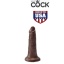 KING COCK 5 INCH BROWN