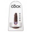 KING COCK 5 INCH BROWN
