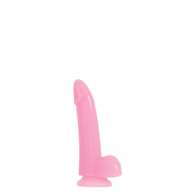 SMOOTH GLOWING DONG 5`` PINK