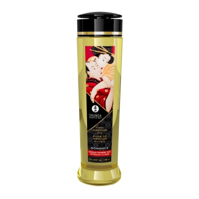 SHUNGA EROTIC MASSAGE OIL STRAWBERRY WINE 240ML
