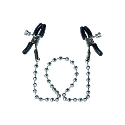 SILVER BEADED NIPPLE CLAMPS