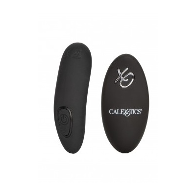 REMOTE CONTROL LACE THONG SET BLACK