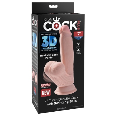 3D COCK SWINGING BALLS 7 INCH 3D COCK SWINGING BALLS 7 INCH