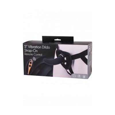 VIBRATION DILDO STRAP-ON 5 INCH