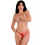 JADE CROTCHLESS BIKINI L/XL RED
