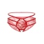JADE CROTCHLESS BIKINI PANTY RED S/M