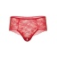 ELLA CROTCHLESS CHEEKY PANTY RED S/M