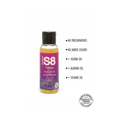S8 EROTIC MASSAGE OIL BOX 3x 50ML