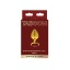 TABOOM LUXURY GOLD PLUG RED JEWEL S