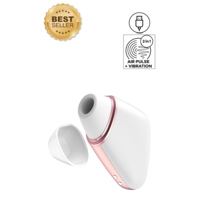 SATISFYER LOVE TRIANGLE CONNECT APP WHITE