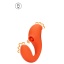 G-SPOT VIBRATOR WITH CLITORAL PULSE WAVE - UNTAMED ORANGE