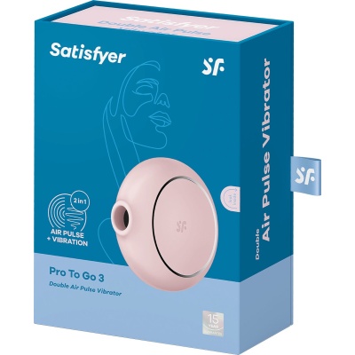 SATISFYER PRO TO GO 3 PINK SATISFYER PRO TO GO 3 PINK