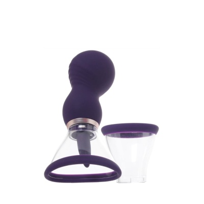 VULVA & BREAST PUMP WITH TONGUE RECHARGEABLE VULVA & BREAST PUMP WITH TONGUE RECHARGEABLE