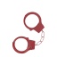 OUCH! METAL CUFFS RED