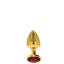 TABOOM LUXURY GOLD PLUG RED JEWEL M