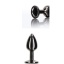BUTT PLUG WITH BLACK DIAMOND JEWEL S