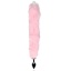LED LIGHT-UP FOX TAIL WITH METAL PLUG - PINK