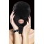 VELVET MASK WITH MOUTH OPENING