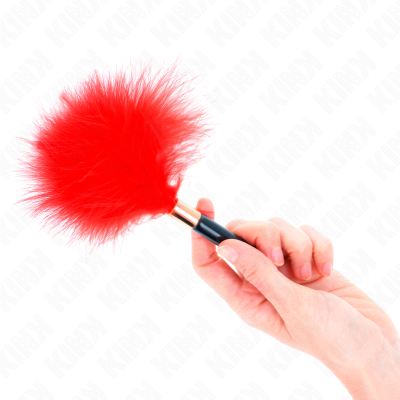 KINK TICKLE FEATHER - RED&GOLD