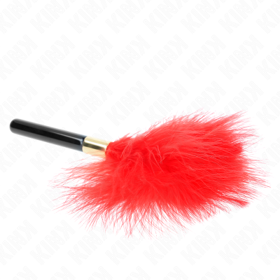 KINK TICKLE FEATHER - RED&GOLD
