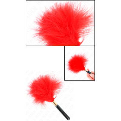 KINK TICKLE FEATHER - RED&GOLD