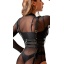 SUBBLIME - CORSET HARNESS WITH CHAIN O/S