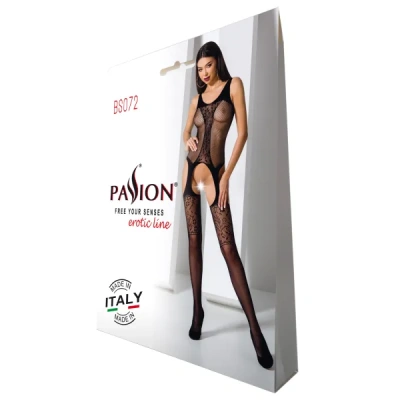 BS072 BLACK CATSUIT