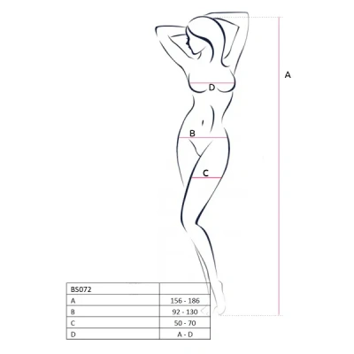 BS072 BLACK CATSUIT