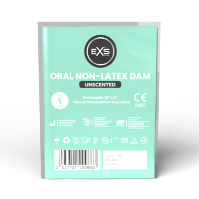 EXS NON-LATEX ORAL DAM 1 PC