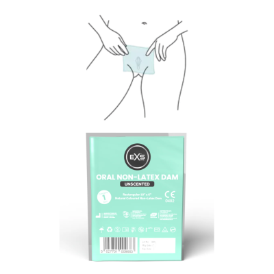 EXS NON-LATEX ORAL DAM 1 PC