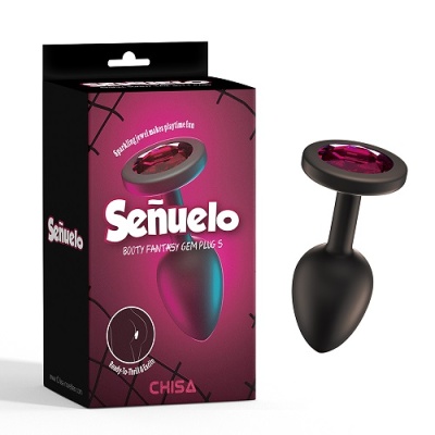 SENUELO RED CRYSTAL ANAL PLUG SMALL SENUELO RED CRYSTAL ANAL PLUG SMALL