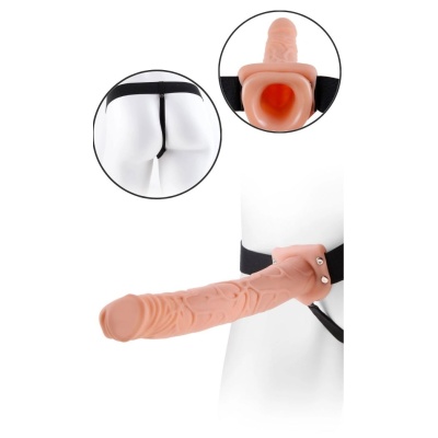 FETISH FANTASY - 11 INCH HOLLOW STRAP-ON FETISH FANTASY - 11 INCH HOLLOW STRAP-ON