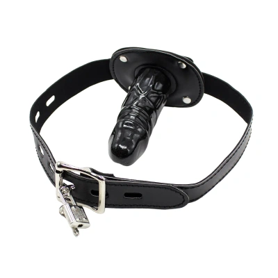 DILDO GAG L BLACK
