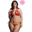 SNOW ANGEL LACE LINGERIE SET PLUS SIZE